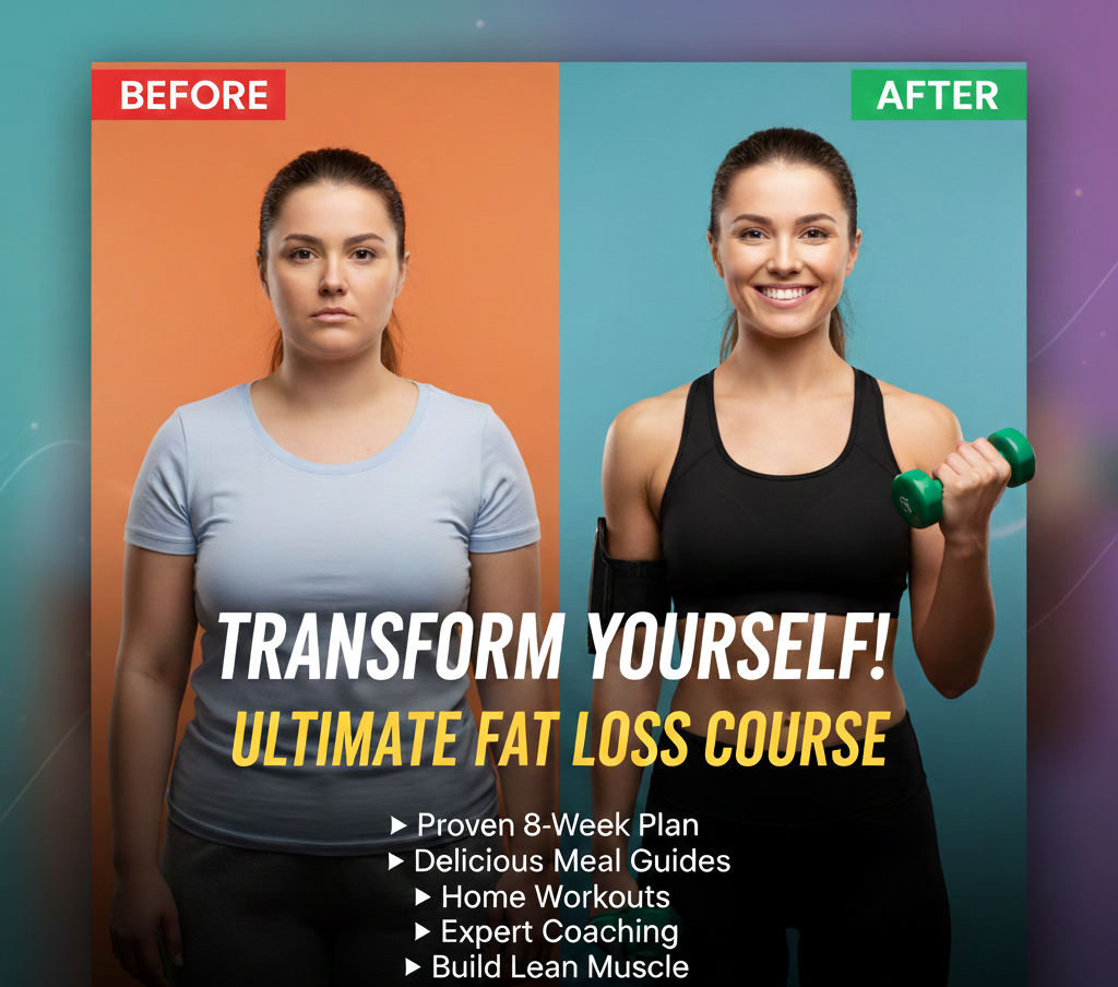 Digital Fat Loss Course + FREE 14-Day Meal Plan🔥
